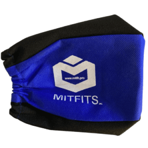 MITFIT Blue and black color bag on display