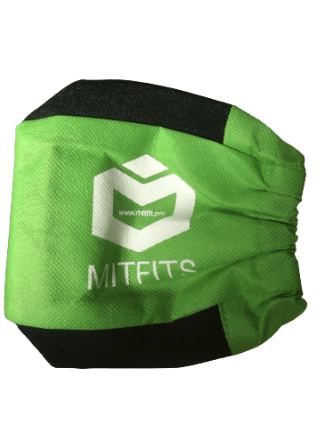 MITFIT Green and black color bag on display