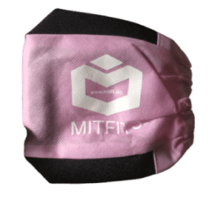 MITFIT Pink and Black color bag on display