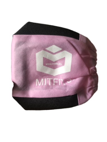 MITFIT Pink and Black color bag on display