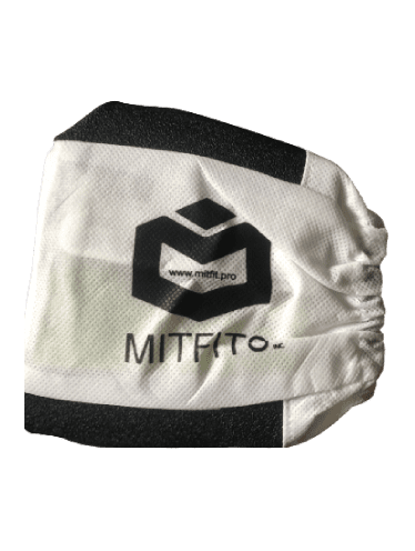 MITFIT White and Black Bag on Display